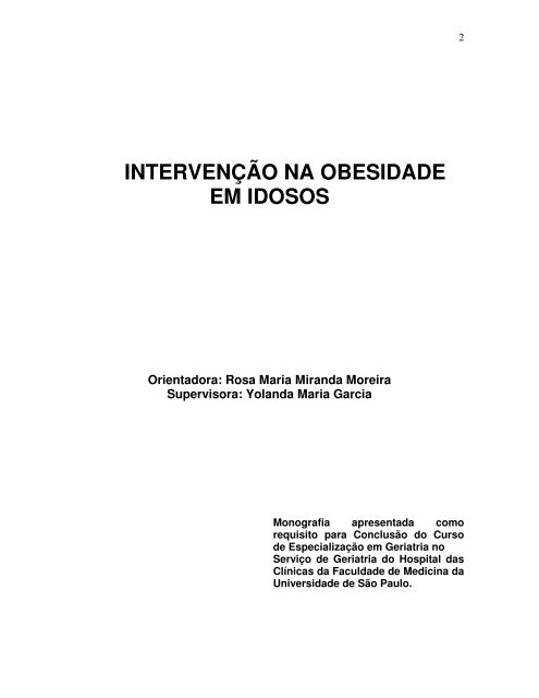 INTERVENÇÃO NA OBESIDADE EM IDOSOS - Nutritotal