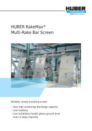 Brochure: HUBER RakeMaxÂ® Multi-Rake Bar Screen