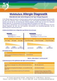 Molekulare Allergie Diagnostik - DR. FOOKE Laboratorien GmbH