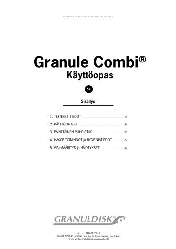 Granule CombiÂ® - GRANULDISK