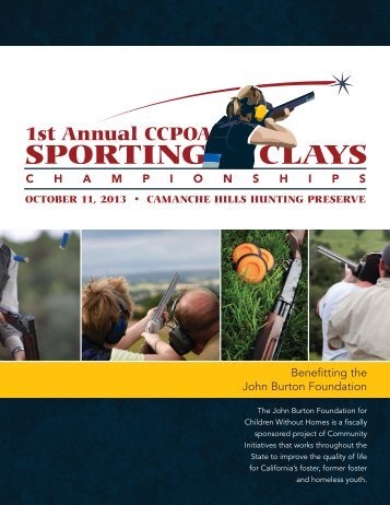 sporting clays - California Correctional Peace Officers Association