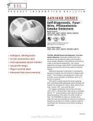 ESL 449AT Four Wire Photoelectric Smoke Detector