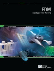 Fused Deposition Modeling (FDM) Brochure - Solid Concepts