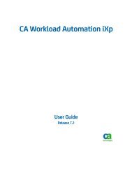 CA Workload Automation iXp User Guide - CA Technologies