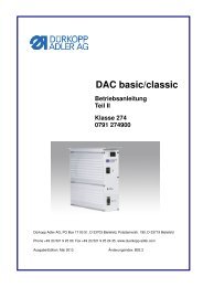 DAC basic/classic - Durkopp Adler AG