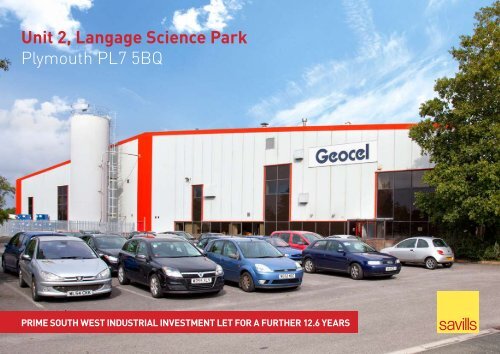 Unit 2, Langage Science Park Plymouth PL7 5BQ - Propex