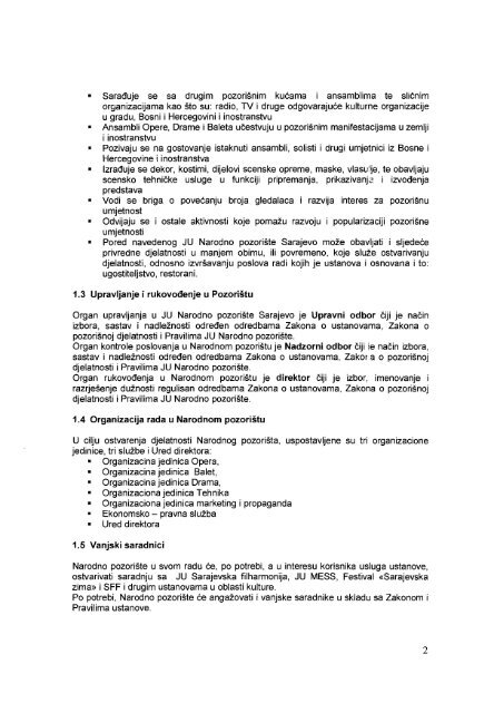 Program rada NP.pdf - SkupÅ¡tina Kantona Sarajevo - Vlada Kantona ...