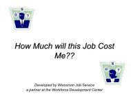 Compare job offers