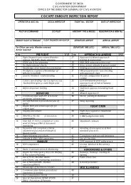 Cockpit Enroute Inspection - Directorate General of Civil Aviation