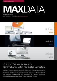 Das neue Belinea Line-Concept Scharfe Konturen für ... - MaxData