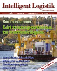 LÃ¥t transporterna ta vattenvÃ¤gen - Intelligent Logistik