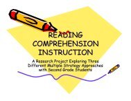 Reading Comprehension Instruction - Emma Eccles Jones Center