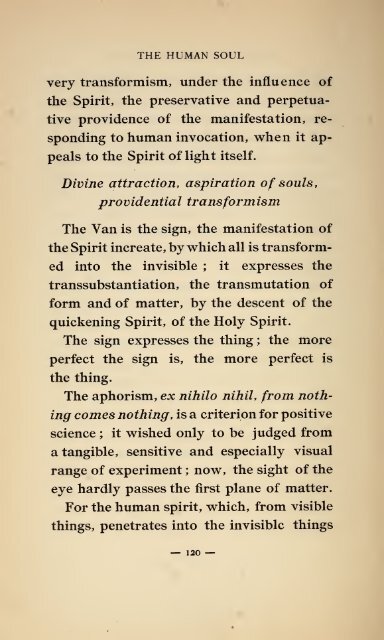 The human soul : its movements, its lights, and the iconography of ...