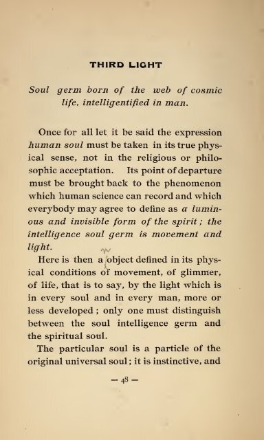 The human soul : its movements, its lights, and the iconography of ...