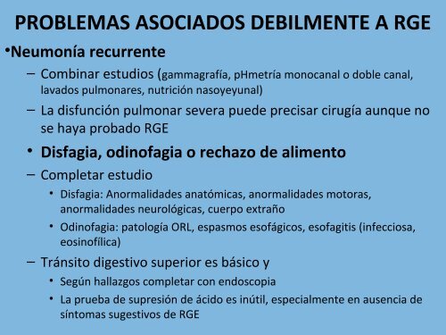 Reflujo gastroesofÃ¡gico del lactante - Sociedad de PediatrÃ­a de ...