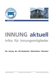 INNUNG aktuell - Kfz-Innung