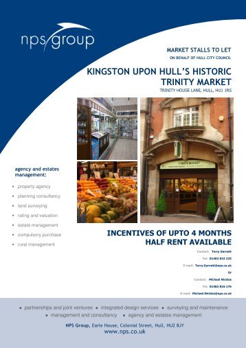 KINGSTON UPON HULL'S HISTORIC TRINITY MARKET - NPS