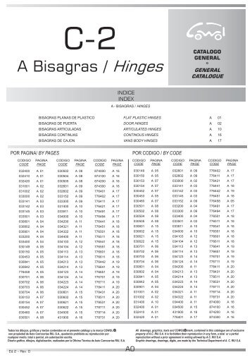 A Bisagras / Hinges