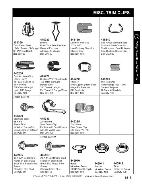 Catalog PDF - S&R Fastener Co., Inc.