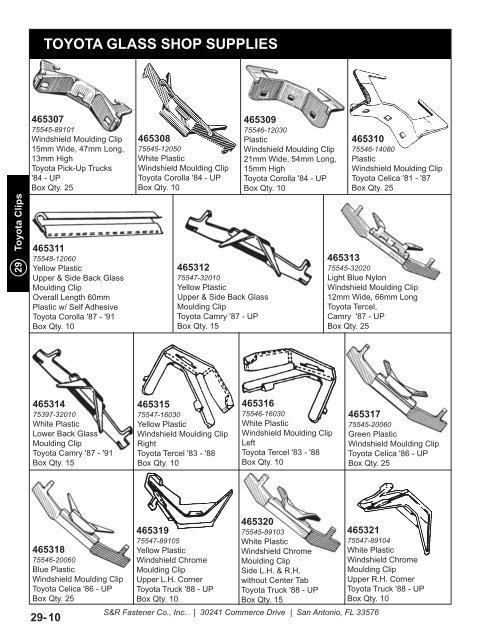 Catalog PDF - S&R Fastener Co., Inc.