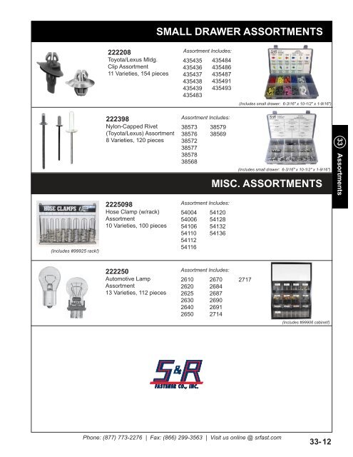 Catalog PDF - S&R Fastener Co., Inc.