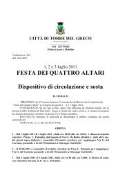 Ordinanza - Comune di Torre del Greco