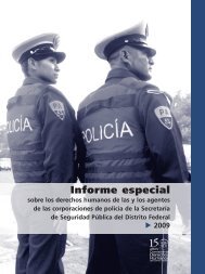 Informe especial - Comisión de Derechos Humanos del Distrito ...