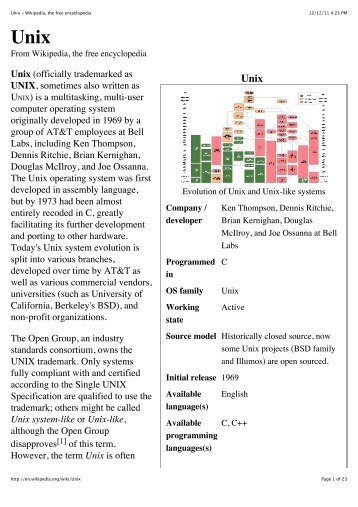 Unix - Wikipedia, the free encyclopedia