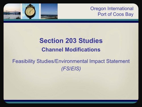 David Evans & Associates Section 203 update - the Oregon ...