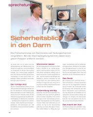 Sicherheitsblick in den Darm