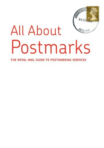 All about Postmarks - Royal Mail