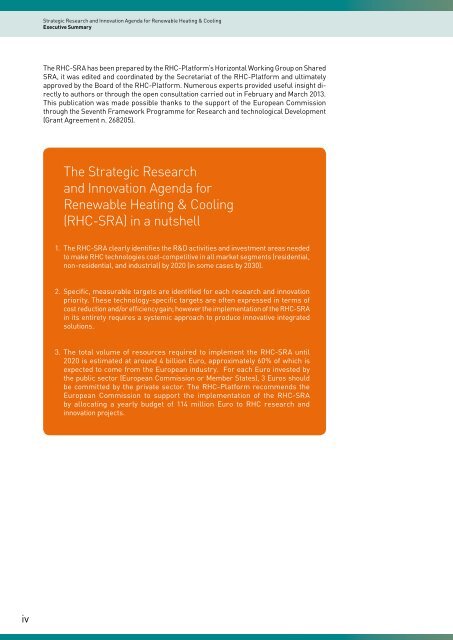 Strategic Research and Innovation Agenda for Renewable ... - EGEC