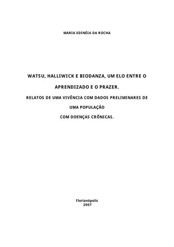 watsu, halliwick e biodanza, um elo entre o aprendizado eo prazer.