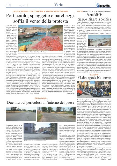 13 gazzetta blocco 31-40.pdf - La Gazzetta del Medio Campidano