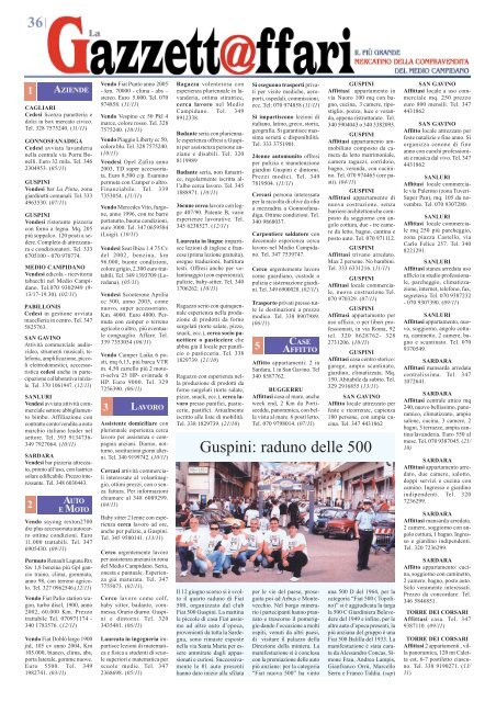 13 gazzetta blocco 31-40.pdf - La Gazzetta del Medio Campidano
