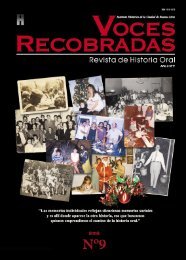 Publicaciones - AsociaciÃ³n de Historia Oral de la RepÃºblica Argentina