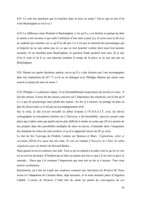 III de Philippe Malone, un thÃ©Ã¢tre politique mais aussi ... - AgÃ´n