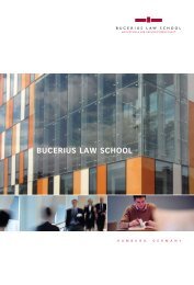 donors - Bucerius Law School