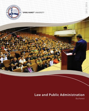 Law And Public Administration - Universitatea Spiru Haret
