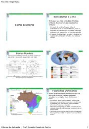 Biomas Brasileiros Ecossistemas e Clima Biomas Mundiais ...