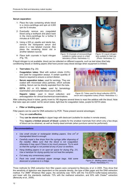 Protocols for field and laboratory rodent studies - HAL