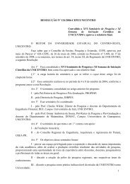 resoluÃ§Ã£o nÂº /2006-cepe/unicentro - Universidade Estadual do ...
