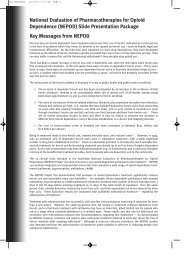 Key Messages of NEPOD Handout (PDF 199 KB) - National Drug ...