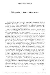 Bibliografia di Mario Moscardino - culturaservizi.it