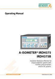 A-ISOMETERÂ® IRDH375 IRDH375B - Bender