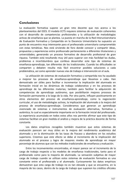 descarga completa del vol. 9 nÂº 1 - REDU. Revista de Docencia ...