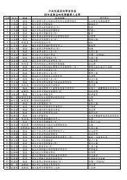 行政院國家科學委員會98年度傑出研究獎獲獎人名單 - 國立成功大學