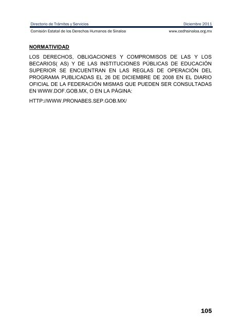 publicaciones - directorio de trÃ¡mites y servicios - ComisiÃ³n Estatal ...