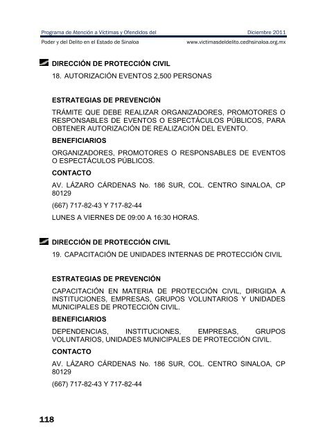 publicaciones - directorio de trÃ¡mites y servicios - ComisiÃ³n Estatal ...