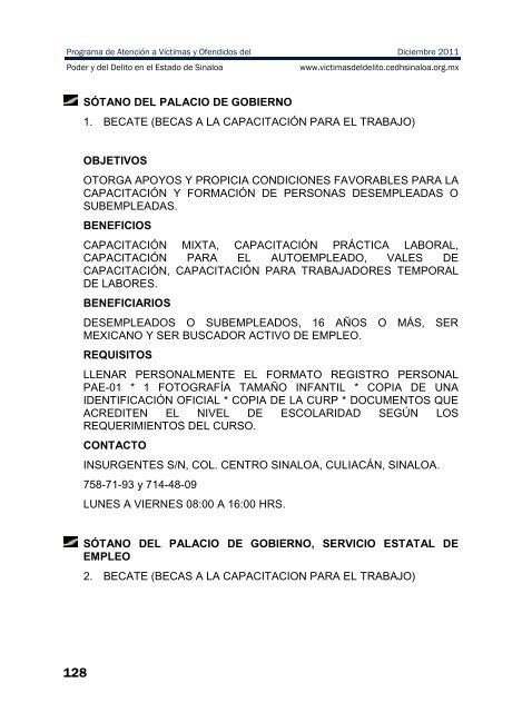 publicaciones - directorio de trÃ¡mites y servicios - ComisiÃ³n Estatal ...